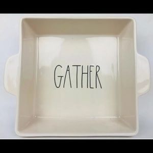 NEW- Rae Dunn- GATHER- Casserole Dish